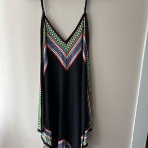Multicolor Chevron Pattern Dress